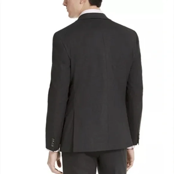 Slim Fit Stretch Suit Jacket Charcoal Gray Men's Size 40R NWOT